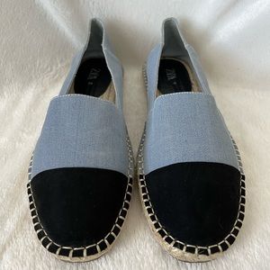 ZARA ESPARTO ESPADRILLES, SIZE EU 39, US 8
